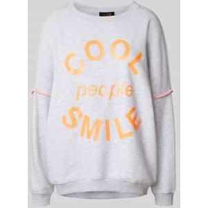 miss goodlife - Sweatshirt - Grijs Gemêleerd - Cool People Smile