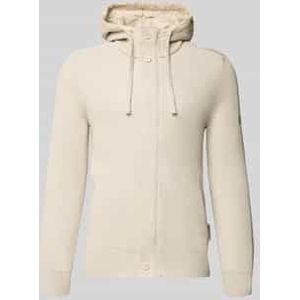 Regular fit gebreid jack van puur katoen