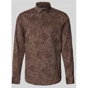 Regular fit vrijetijdsoverhemd van fijn corduroy met button-downkraag