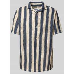 Lindbergh - Vrijetijdsoverhemd - Katoenmix - Regular Fit - Knoopsluiting