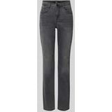 Brax Dames Jeans  Style MARY USED DARK GREY, denim donkergrijs, maat 34