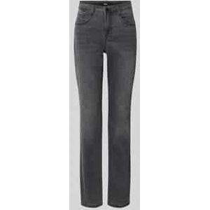 Brax Dames Jeans  Style MARY USED DARK GREY, denim donkergrijs, maat 34