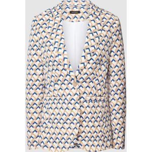 Blazer met all-over motief