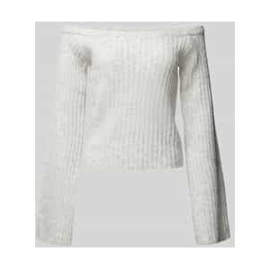 Gebreide pullover in off shoulder-look