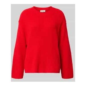 Gebreide pullover met ronde hals, model 'CRASHWAY'