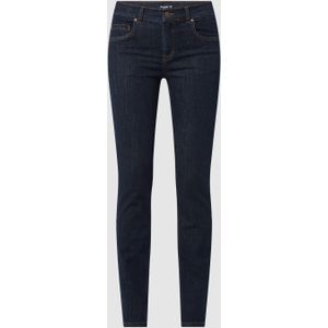Straight fit jeans met stretch, model 'Cici'