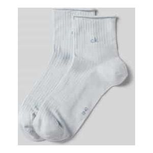 Sokken met labeldetail in een set van 2 paar