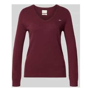 Gant - Gebreide Pullover - Lamswolmix - V-hals