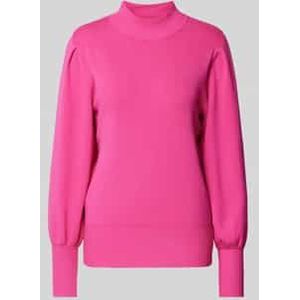 Gebreide pullover met opstaande kraag, model 'FONNY'