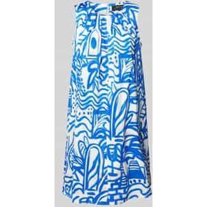 Knielange jurk met plooien