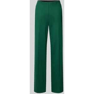 Straight leg pantalon met persplooien