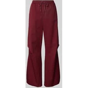 Sweatbroek met elastische band en tunnelkoord