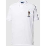 Polo Ralph Lauren - Klassiek Piqué Poloshirt - Katoen - Wit Logo