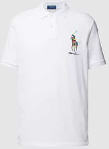 Polo Ralph Lauren - Klassiek Piqué Poloshirt - Katoen - Wit Logo