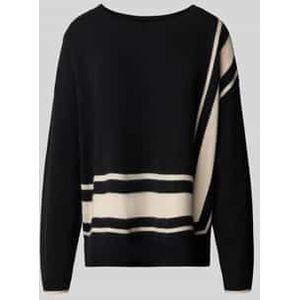 Loose fit gebreide pullover van wolmix