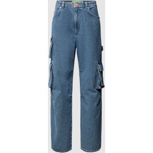 Super baggy fit jeans met opgestikte zakken