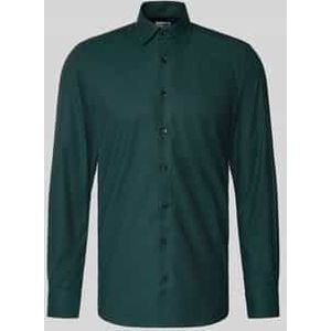 OLYMP - Level Five - Overhemd - Donkergroen - Body Fit - New York Kent