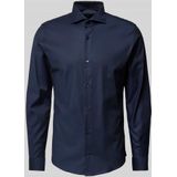 Slim fit zakelijk overhemd met haaikraag, model 'Pares'