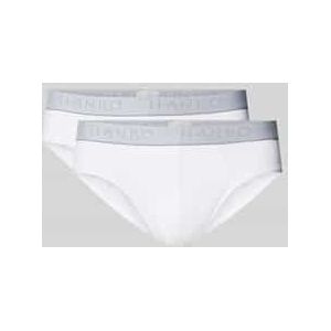 Slip met labeldetails in een set van 2 stuks