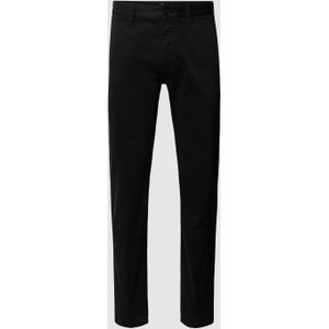 Tapered fit chino met stretch