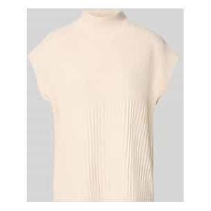 Gebreid shirt met opstaande kraag, model 'VIRGINIA'