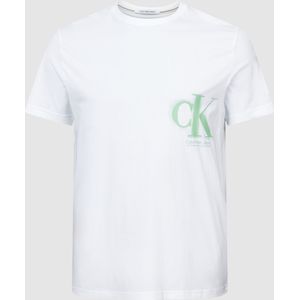 PLUS SIZE T-shirt met logoprint, model 'SPRAY'