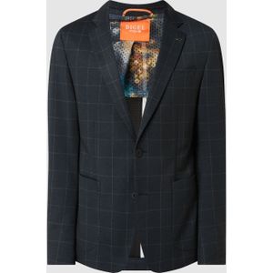 Extra slim fit 2-knoops colbert met viscose, model 'Neel'