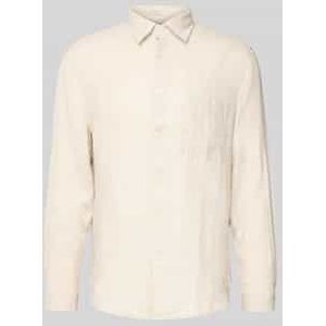 Marc O’Polo - Regular Fit - Linnen Overhemd - Effen - Lichtgewicht Materiaal