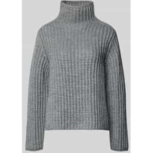 Gebreide pullover met opstaande kraag, model 'VARISA'