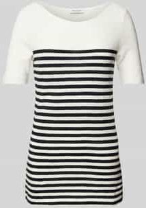 Marc O'Polo - T-shirt - Two-tone - Regular Fit - Katoen