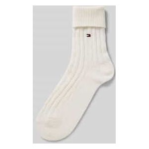 Gebreide sokken met wol