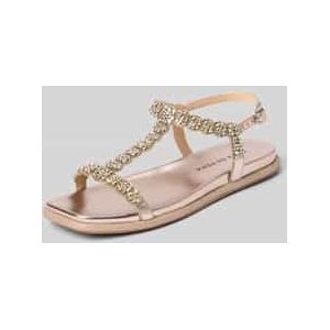 Sandalen met strass-steentjes