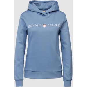 Hoodie met labelprint