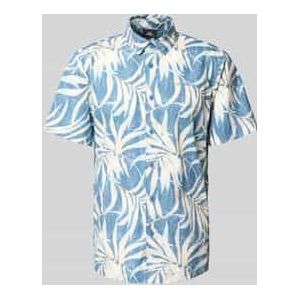 Slim fit vrijetijdsoverhemd met labelstitching