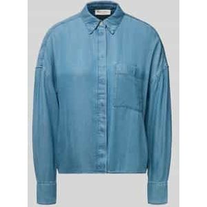 Regular fit overhemdblouse van puur lyocell