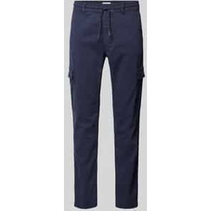 Slim fit cargobroek met tunnelkoord, model 'Gymdigo'