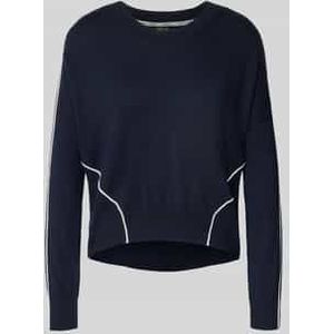 Gebreide pullover van wolmix met ronde hals