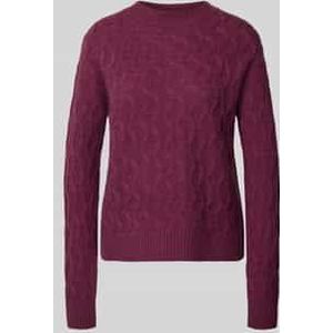 Gebreide pullover van kasjmier met ronde hals