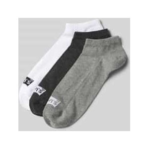 Levi's - Uniseks Sneakers - Grey Combo - Verpakking Van 3 Stuks - Zacht Katoen