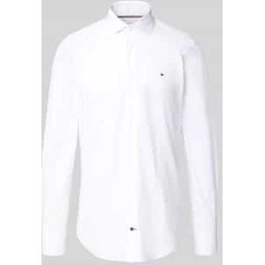 Slim fit zakelijk overhemd van katoenmix