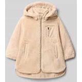 ONLY MINI - Teddy Jas - Knuffelachtige Structuur - Capuchon - Lange Mouwen