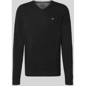 Regular fit pullover van een mix van wol en kasjmier, model 'Merino'