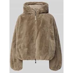 Jack van imitatiebont en tweewegsritssluiting