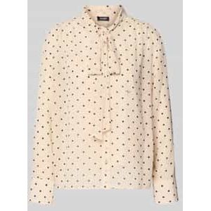 Strikblouse in all-over look, model 'Bo'