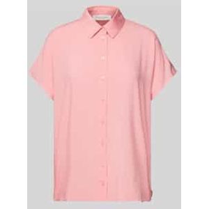 Regular fit overhemdblouse met kapmouwen