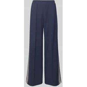 Sweatbroek met elastische band en galonstrepen