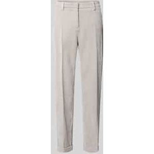 Corduroy broek met persplooien, model 'KRYSTAL'