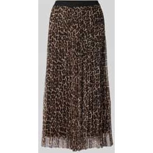 Rich & Royal - Midirok - Licht uitlopend model - Elastische band - Semi-transparant design