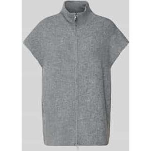 ICHI - Ducie - Gebreid Damesjack - Relaxed Fit - Korte Mouwen