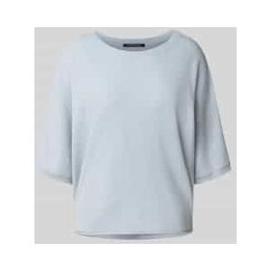 Loose fit gebreide pullover van een mix van wol en kasjmier